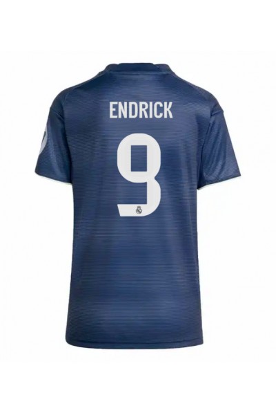 Real Madrid Endrick #9 Jalkapallovaatteet Naisten Vieraspaita 2025-26 Lyhythihainen Real Madrid Endrick #9 Jalkapallovaatteet Naisten Vieraspaita 2025-26 Lyhythihainen